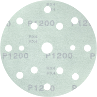 Lombrade / Carta abrasiva diametro 150 mm - 15 fori - grana 1200 (100 pezzi)